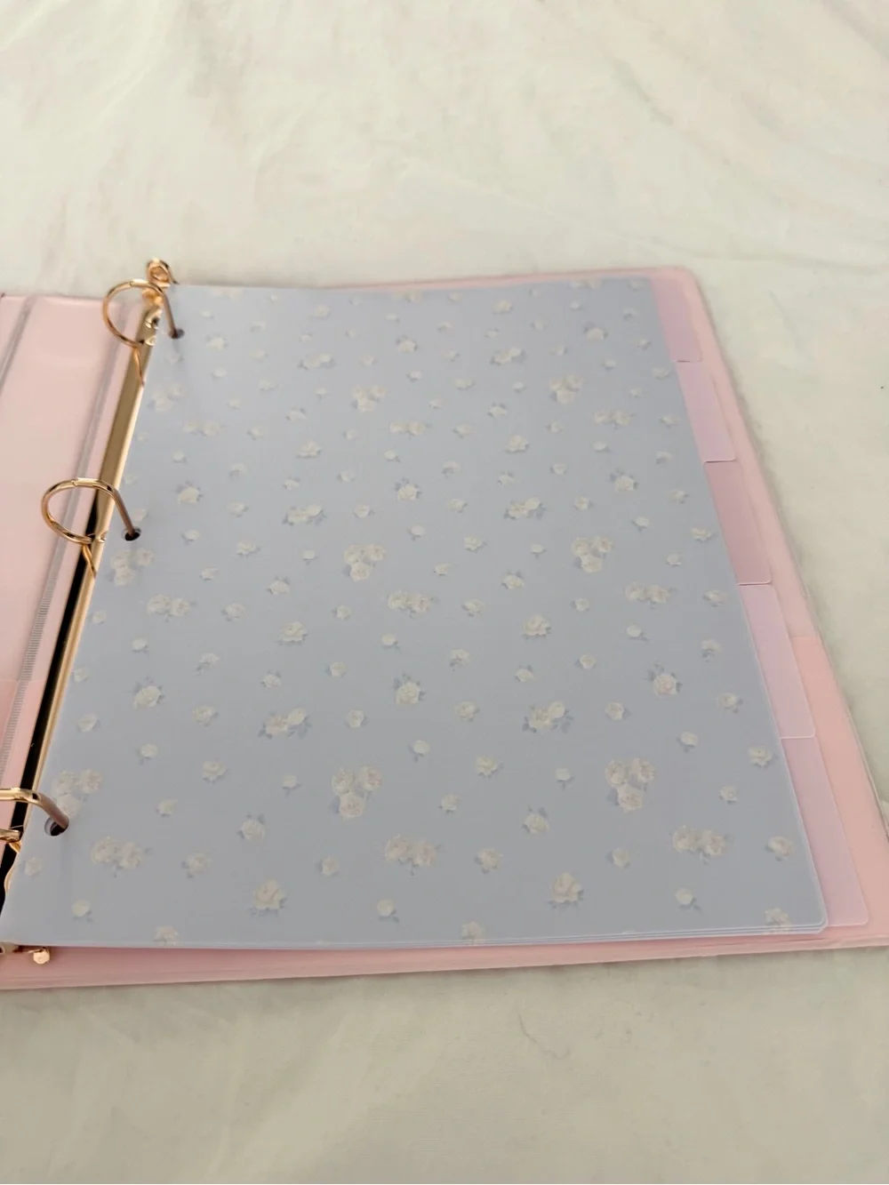 Loveshackfancy Blue Floral binder